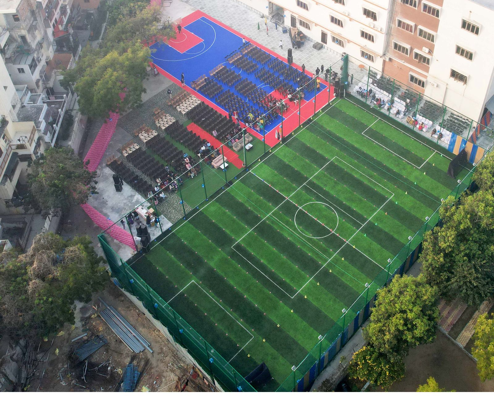 Box Cricket Gameplay at Ace Football and Box Cricket Mayur Vihar